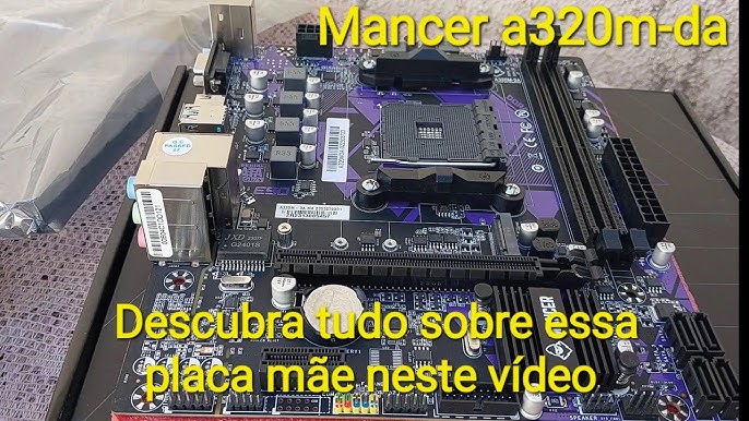 Unboxing PLACA MÃE MANCER H610M-DA 