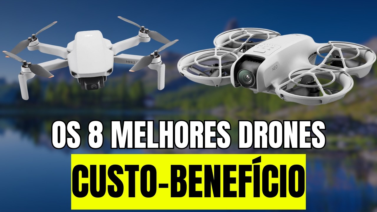 Os MELHORES DRONES CUSTO BENEFÍCIO para iniciantes em 2025 | Top 8 BONS ...