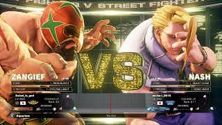 SFV Champion Edition 🔥 ASASE (Zangief) Vs mi-ha-l_0610 (Nash) 🔥 Online Match's 05-12-2023