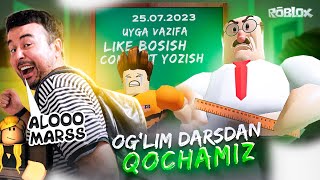 ROBLOX. OG’LIM DARSDAN QOCHDIK 🤫