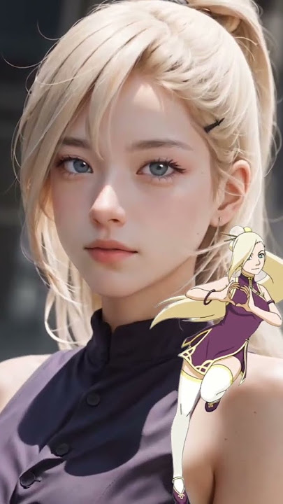 Gadis Naruto AI menghasilkan kehidupan nyata #viral #naruto #animeedit #karakternaruto #kehidupan nyata
