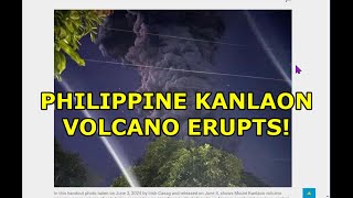 PHILIPPINE KANLAON VOLCANO ERUPTS!  SOME FLIGHTS CANCELED!