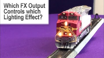 Which FX Output Controls which Lighting Effect?