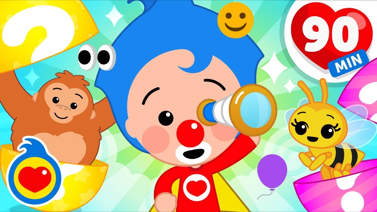 Pascuas con Plim Plim: ¡Huevos Sorpresa y Canciones Divertidas! 🥚🎁 (90 Min) | Plim Plim