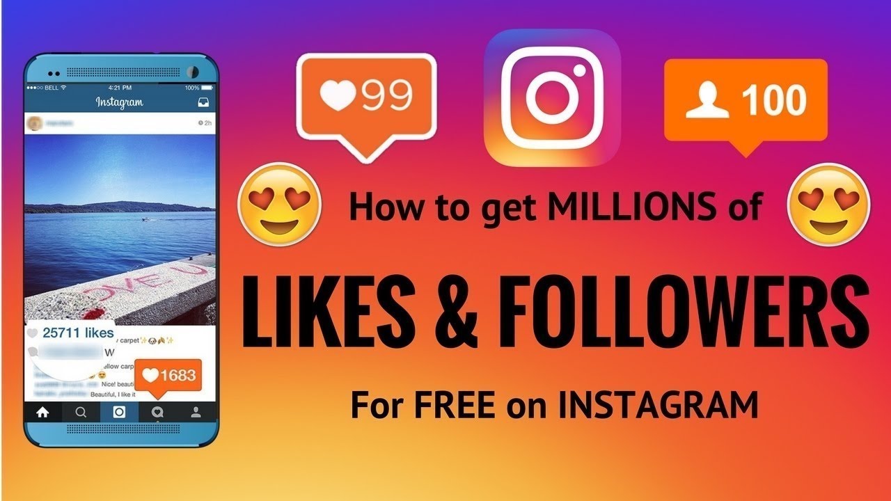 instagram get unlimited likes followers 100 proof sim ple trick 2018 - instagram followers tool apk
