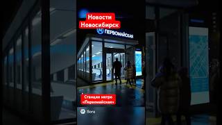 Новости Новосибирск. Станция метро «Первомайская» открыта 2125 г. #нейроновости #новосибирск #метро