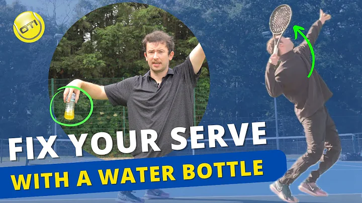 Fix Your Tennis Serve with A Water Bottle - Tennis Serve Lesson