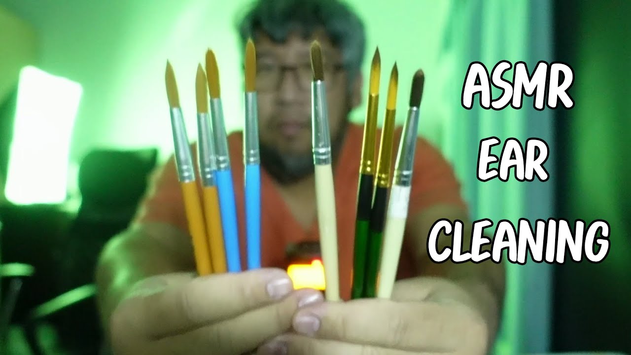 ASMR Thai All Paint Brush Sounds รวมเสียงพู่กัน YouTube