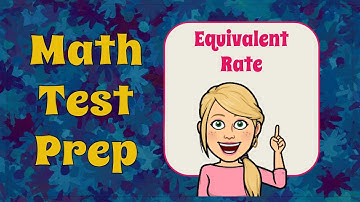 Find an Equivalent Rate | 6.RP.A.3 💜💙