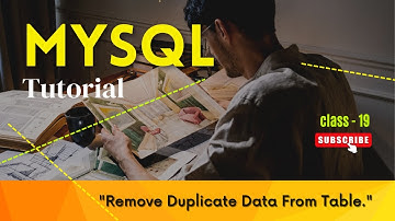 [#19] "Remove Duplicate Data in MySQL" | Distinct | MySQL Tutorial | #ITTECH