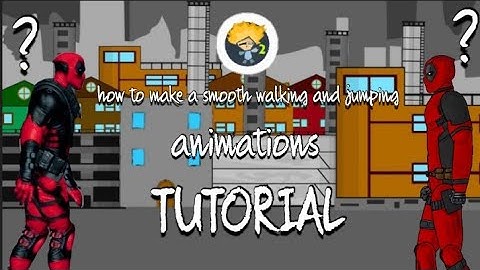 how to make a smooth walking and jumping animation tutorial [dc2]