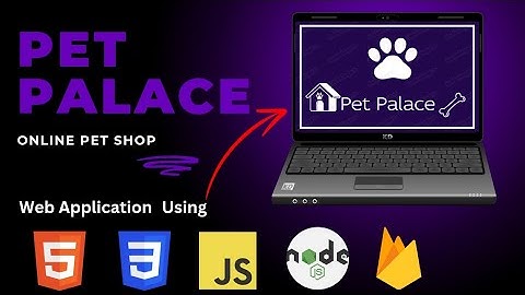 Online Pet Shop Web Application with HTML, CSS, JavaScript, and Firebase | Pet Palace |