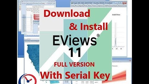 Download & Install Eviews 11 Free Student Version Lite with Seriol Key-2022 [Hindi/English]