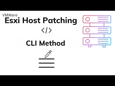 ESXI Host Patching CLI Method Step by Step