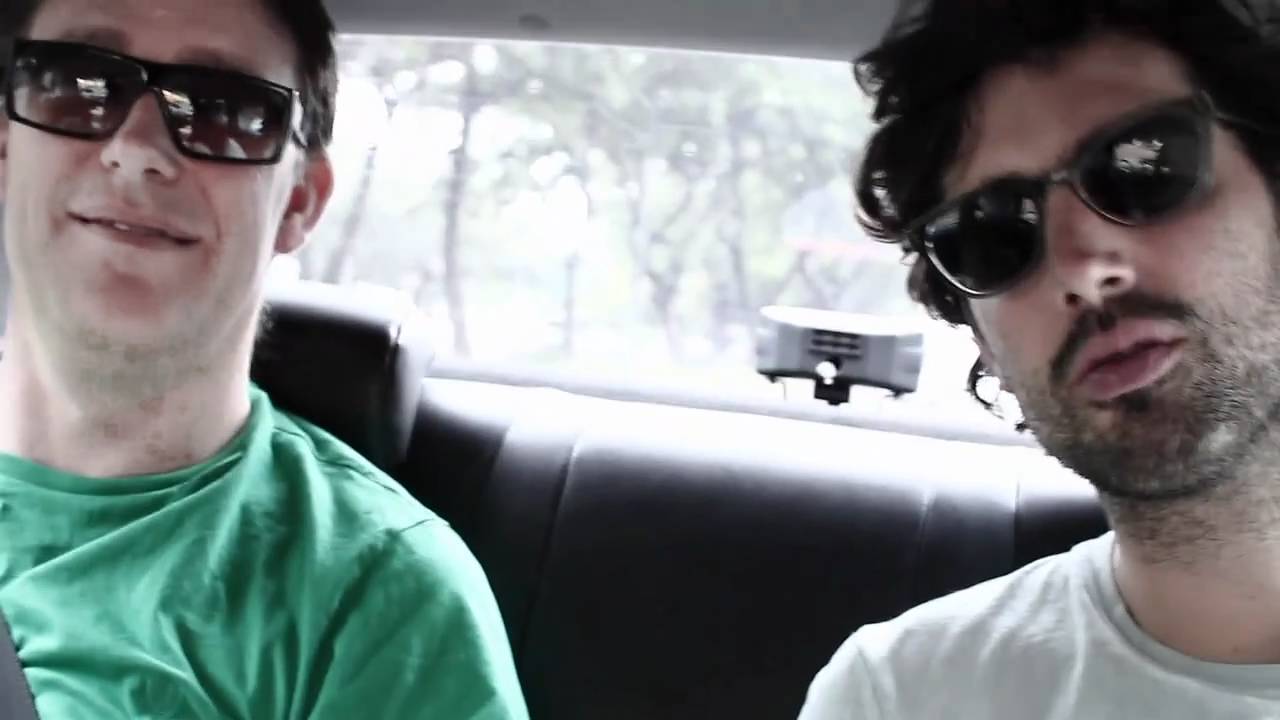 Ruben Hein in taxi, Jakarta (Indonesia)