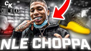 NLE Choppa Goes Shopping For Sneakers With CoolKicks