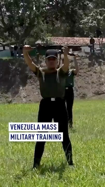 Venezuela mass military training