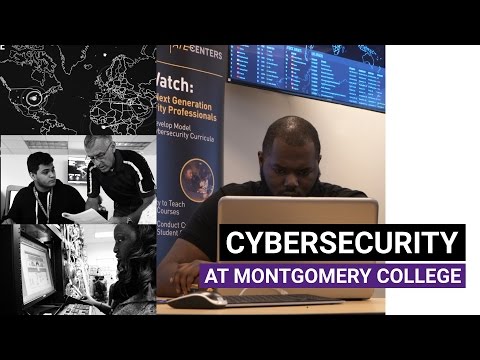 Video Cybersecurity Careers at Montgomery College - youtube