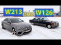 Mercedes-Benz W126 против W213