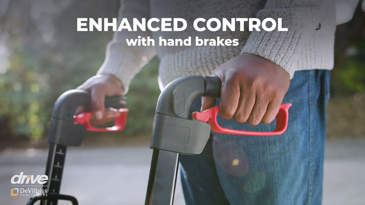 Product Explainer Video I DeVilbiss Drive Medical Nitro 3 Wheel Rollator