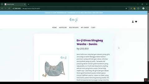 PRESENTASI PROJEK WEB ECOMMERCE CODEIGNITER 4