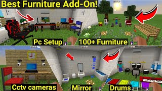 ADDON FURNITURE MCPE | AESTHETIC PARAH! - SUPPORT MCPE 1.17!