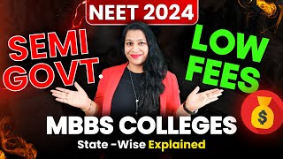 Semi Government Medical Colleges In India | Low Fees MBBS Colleges | Semi Govt College MBBS Cut Off