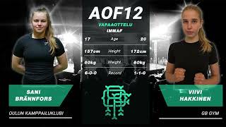 Art of fight 12 - 7. Ottelu - Brännfors - Hakkinen