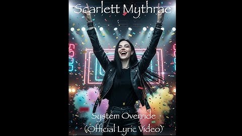 [WHEN AI STARTS SCREAMING BACK] Scarlett Mythrae - System Override [OFFICIAL LYRIC VIDEO]