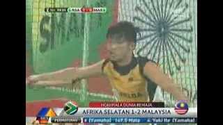 Hoki Remaja 2013 - Malaysia lwn Afrika Selatan (2-1)