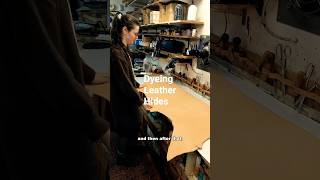 Dyeing Leather Hides