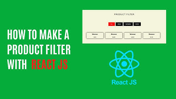 How to Create a Product Filter with React JS | React JS Tutorials