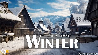 Winter Wonderlands ️ 4k Video Of Beautiful Winter Scenery With Beautiful Piano Music Winter Scenery