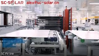 Turnkey solution for solar module manufacturing line - PV module factory - SC solar