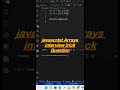 JavaScript Arrays Interview Trick Question #JavaScript #coding #programming