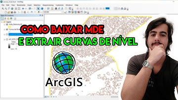 Como baixar MDE e extrair Curvas de Nível no ArcGIS