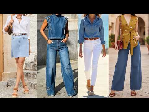 Outfits con Mezclilla Mujer 2026 / Looks Modernos para Primavera Verano