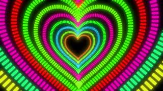 4K Party DJ Disco Heart Vj Loop Background Video | No Copyright Video