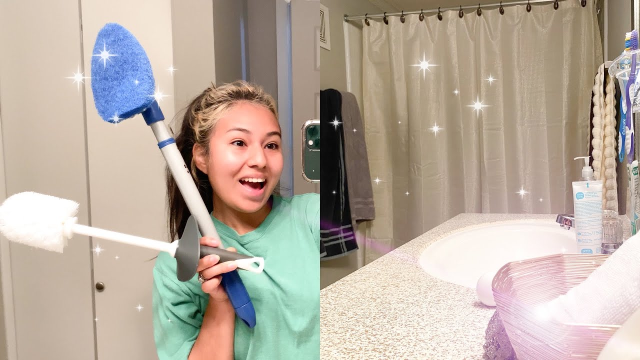 Satisfying Cleaning Video! Bathroom Edition YouTube