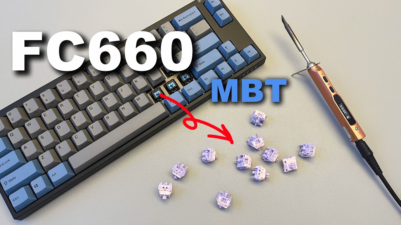 【keyboard Live】Leopold FC660MBT MOD｜MMD Princess V1.5? ｜Stabilizer tuning｜公主軸