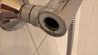 Mischbatterie (Wasserhahn) der Dusche von Grohe entkalken, reparieren