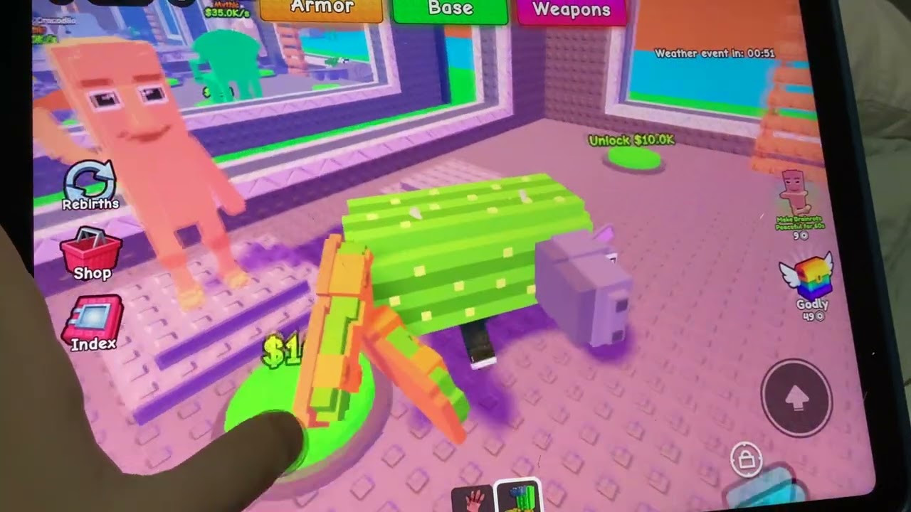 Playing fight to steal a brainrot 