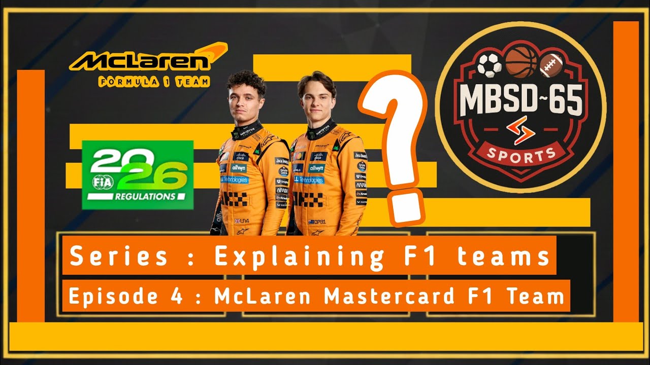How new Regulations give McLaren an Advantage || Episode 4 || Explaining Formula 1 teams || MBSD~65.