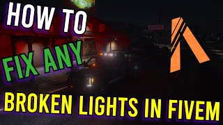How To Fix BROKEN Emergency Lights On FiveM Vehicles!! (EASY 2022)