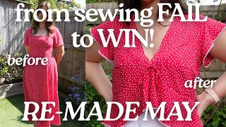 From sewing FAIL to WIN with a FREE pattern 🙌 DIY wardrobe makeover challenge for me made may ✨