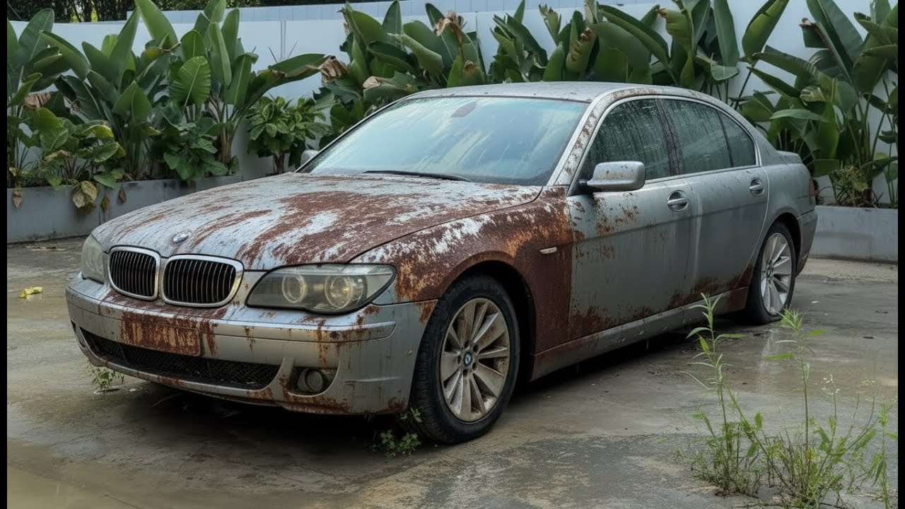 I Bought a Flooded BMW 7 Series for $6,000 — Full Immersive Restoration & Cleaning Experience 