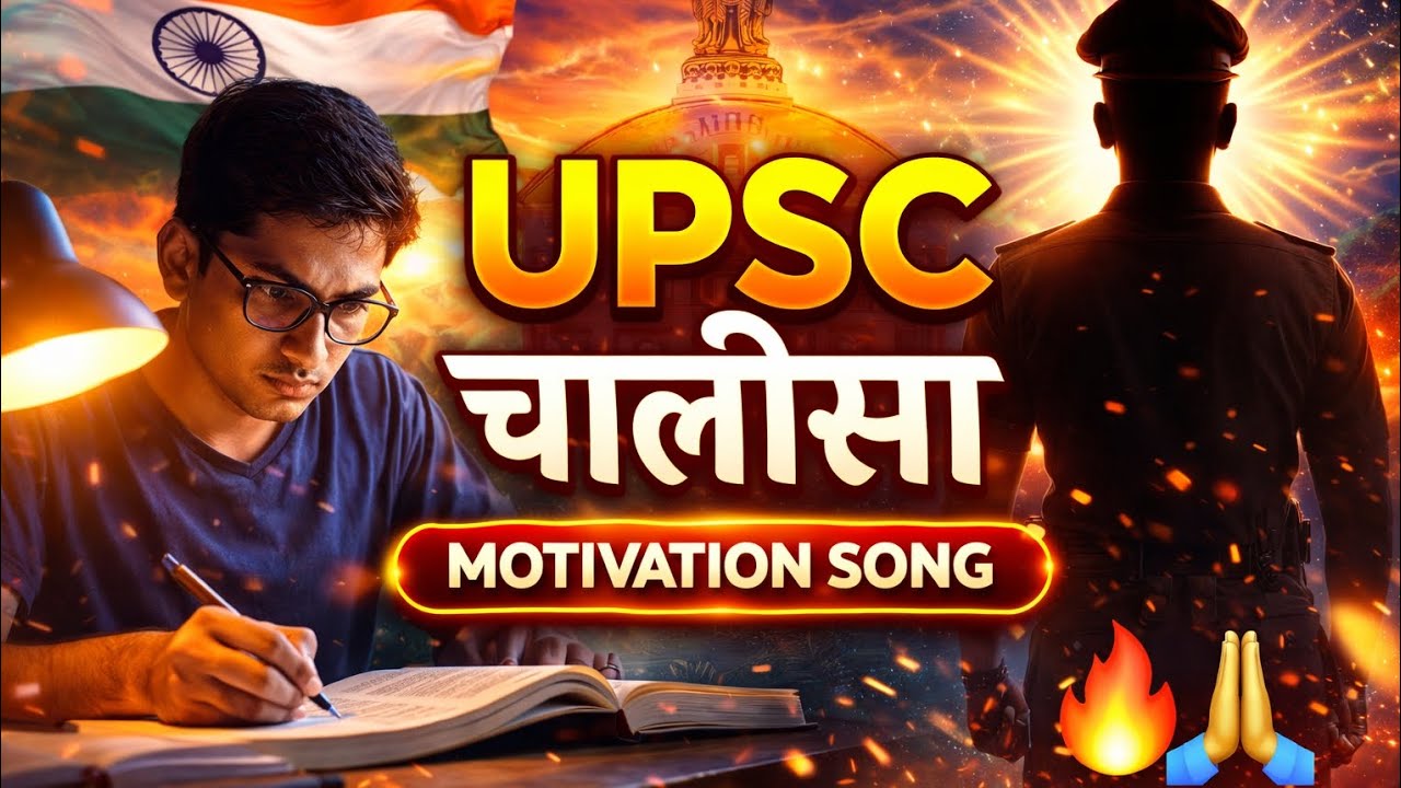 UPSC Motivation Song 🎧 | IAS Dream | Chālīsā for Students | Long Study Video