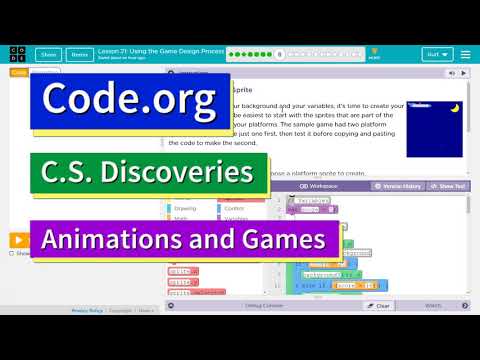 Code.org Lesson 27.7 Using the Game Design Process | Answer Tutorial | CSD 3b + AI Discoveries 4b