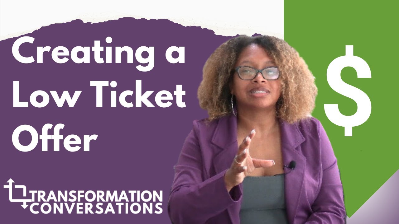 Creating a Low Ticket Offer with Shaney Washington