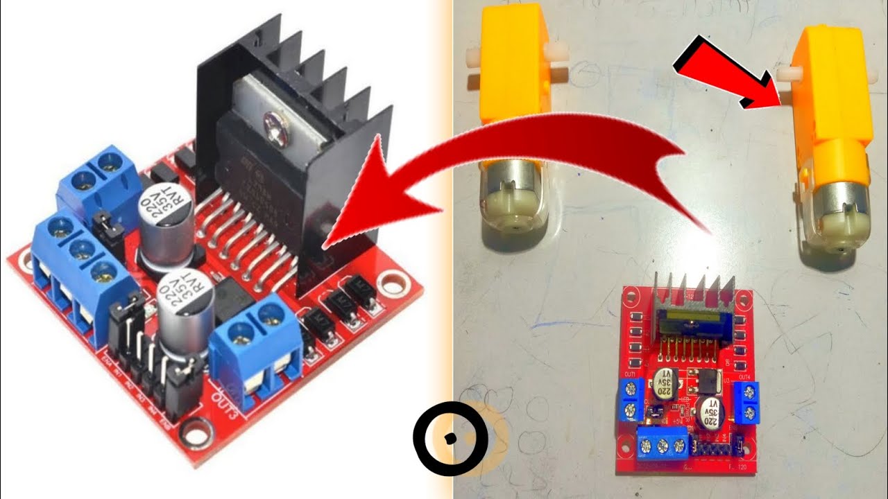 L298N based motor driver Controller